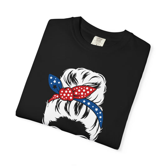 Patriotic Drip Graphic T-Shirt - Unisex, Casual Wear, Independence Day, Gift for Veterans, Trendy Fashion