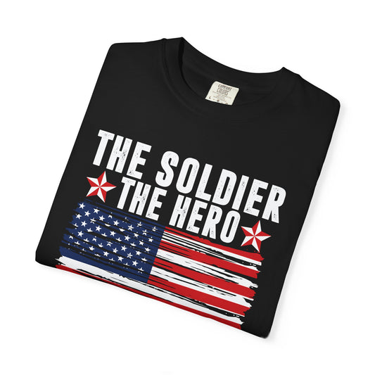 Patriotic Unisex T-Shirt - Honor Veterans, Military Pride Tee, USA Flag Shirt, Independence Day Gift, Comfortable Everyday Wear