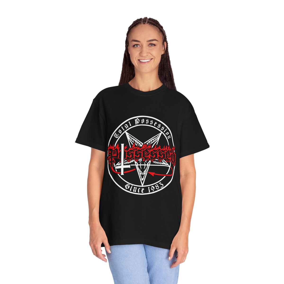Unisex Band Graphic T-shirt - Total Possession, Music Merchandise, Black T-shirt, Casual Wear, Gift for Fans, Streetwear
