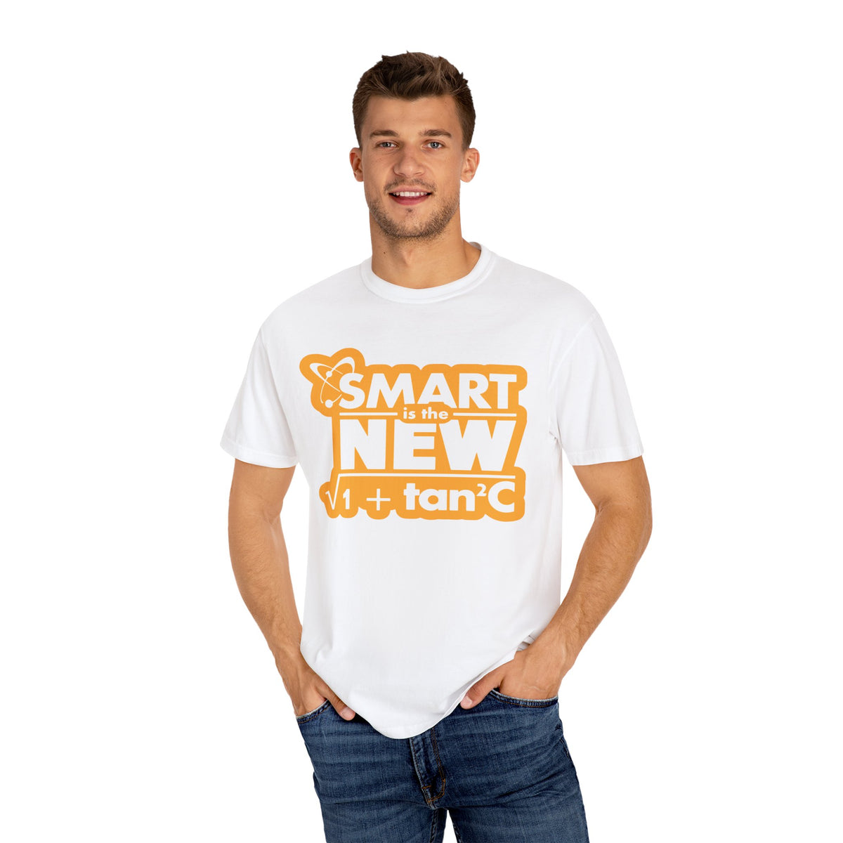 Smart is the New T-Shirt | Unisex Garment-Dyed Tee, Casual Wear, Gift for Students, Nerdy Fashion, Trendy Apparel
