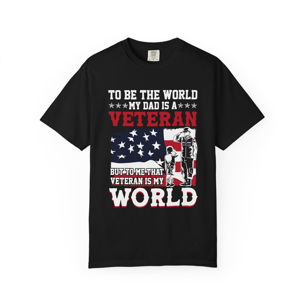 Veteran Pride T-Shirt, Veteran Dad Gift, Father's Day Shirt, Patriotic Apparel, Unisex Graphic Tee