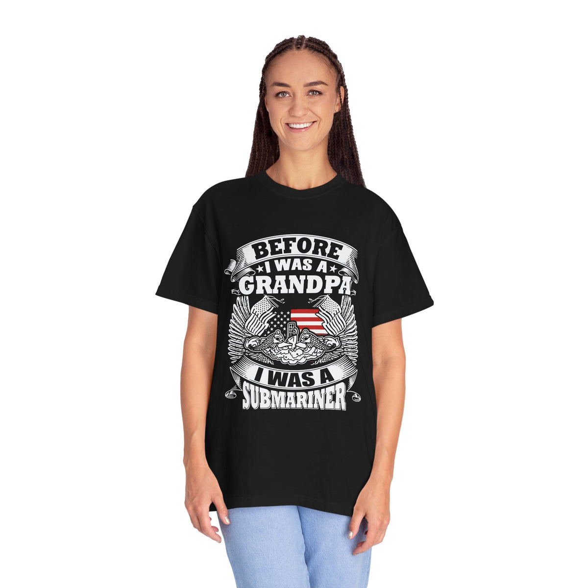 Grandpa Submariner Tee, Veteran Gift, Nautical T-Shirt, Father's Day Shirt, Military Family Apparel
