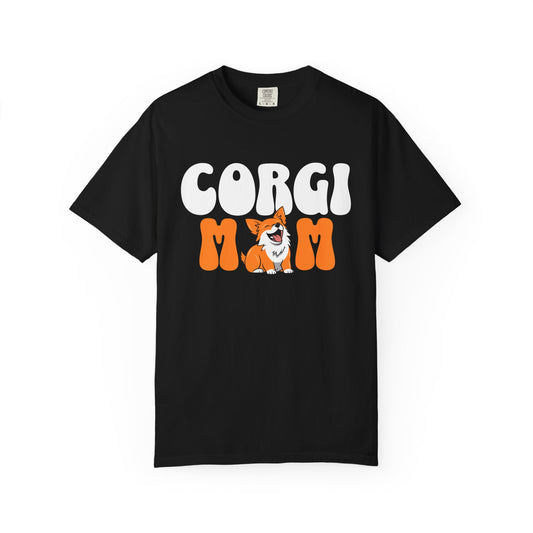 Corgi Mom T-Shirt, Dog Lover Gift, Pet Parent Apparel, Cute Corgi Tee, Unisex Dog T-shirt
