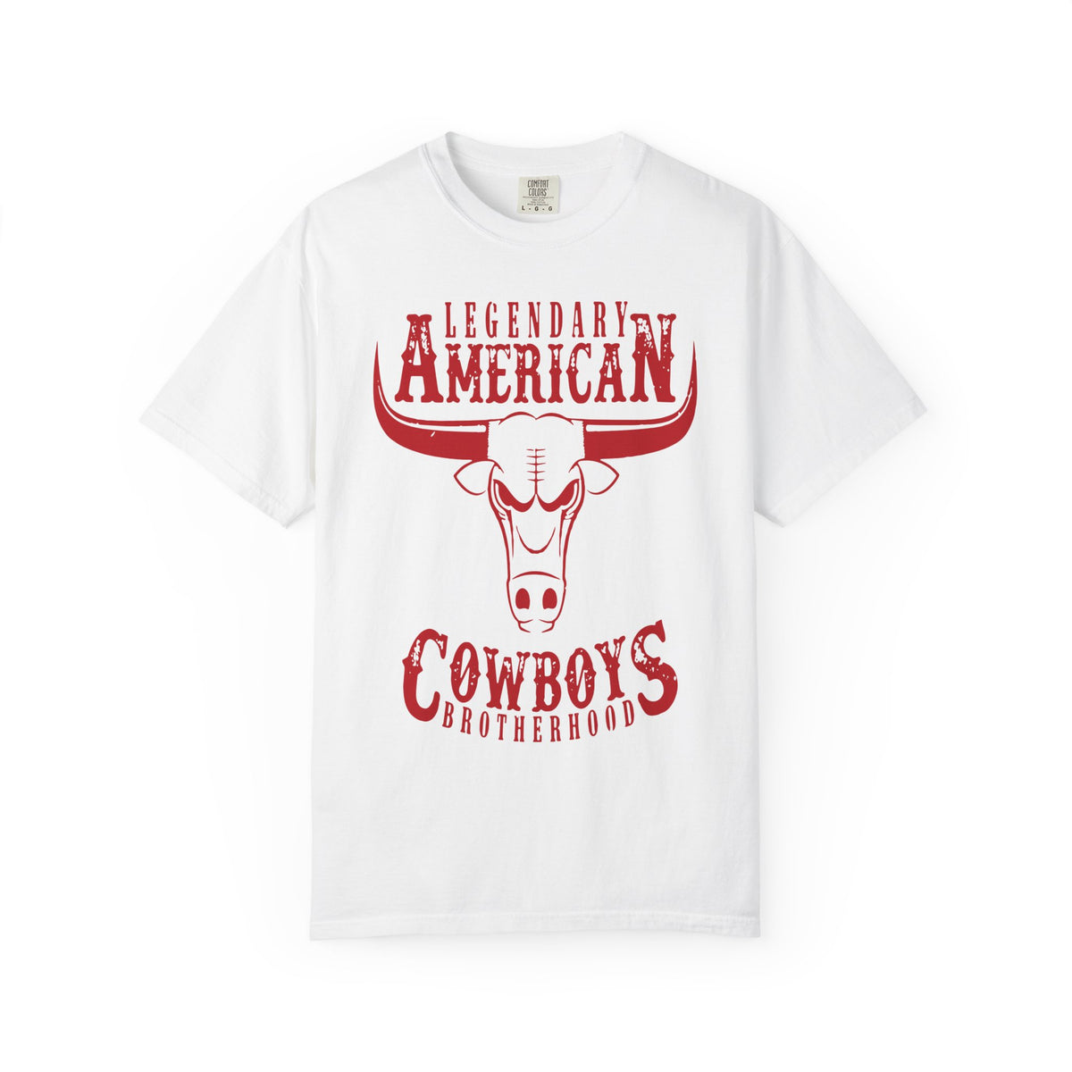 Legendary American Cowboys T-Shirt, Unisex Garment-Dyed Tee, Graphic Tee for Cowboy Lovers, Perfect Gift for Western Fans, Casual Wear