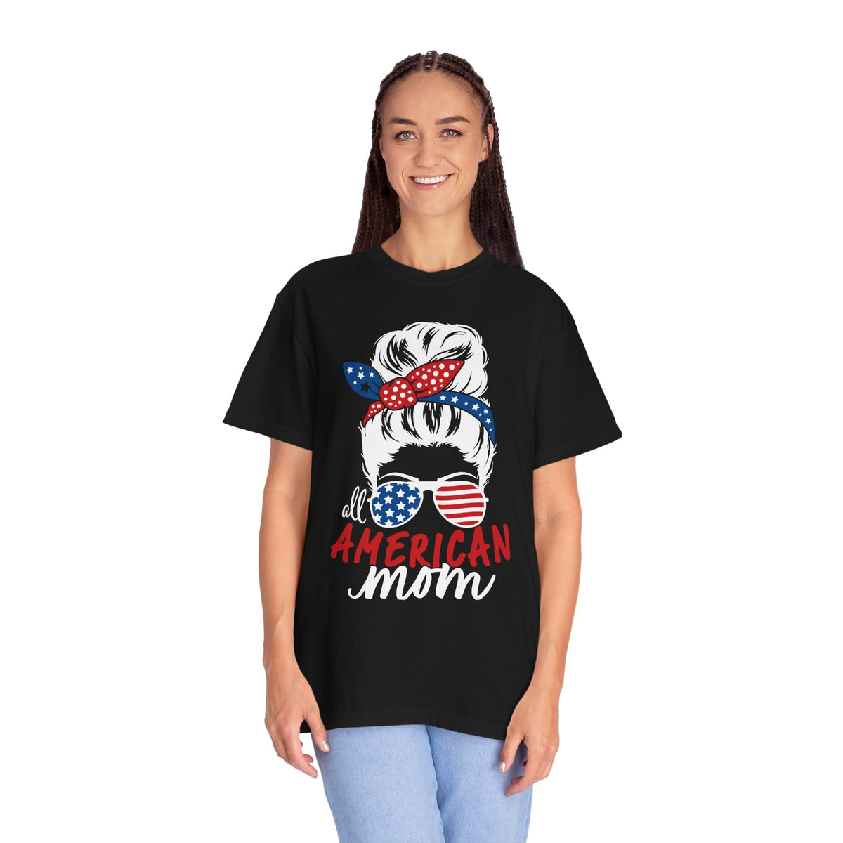 Patriotic Drip Graphic T-Shirt - Unisex, Casual Wear, Independence Day, Gift for Veterans, Trendy Fashion