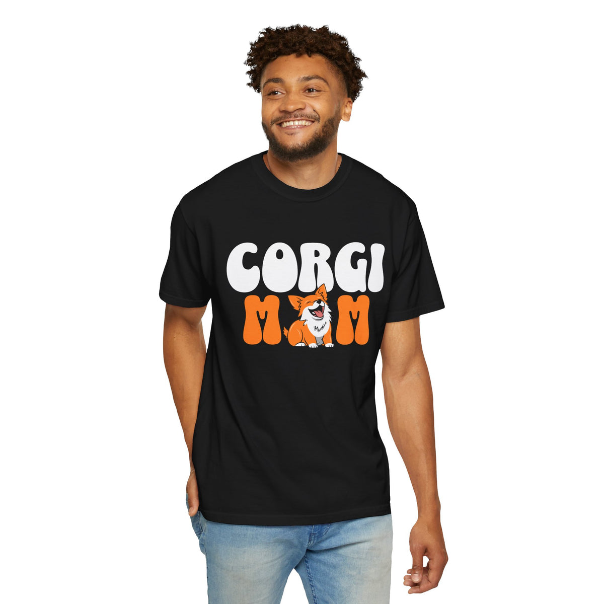 Corgi Mom T-Shirt, Dog Lover Gift, Pet Parent Apparel, Cute Corgi Tee, Unisex Dog T-shirt