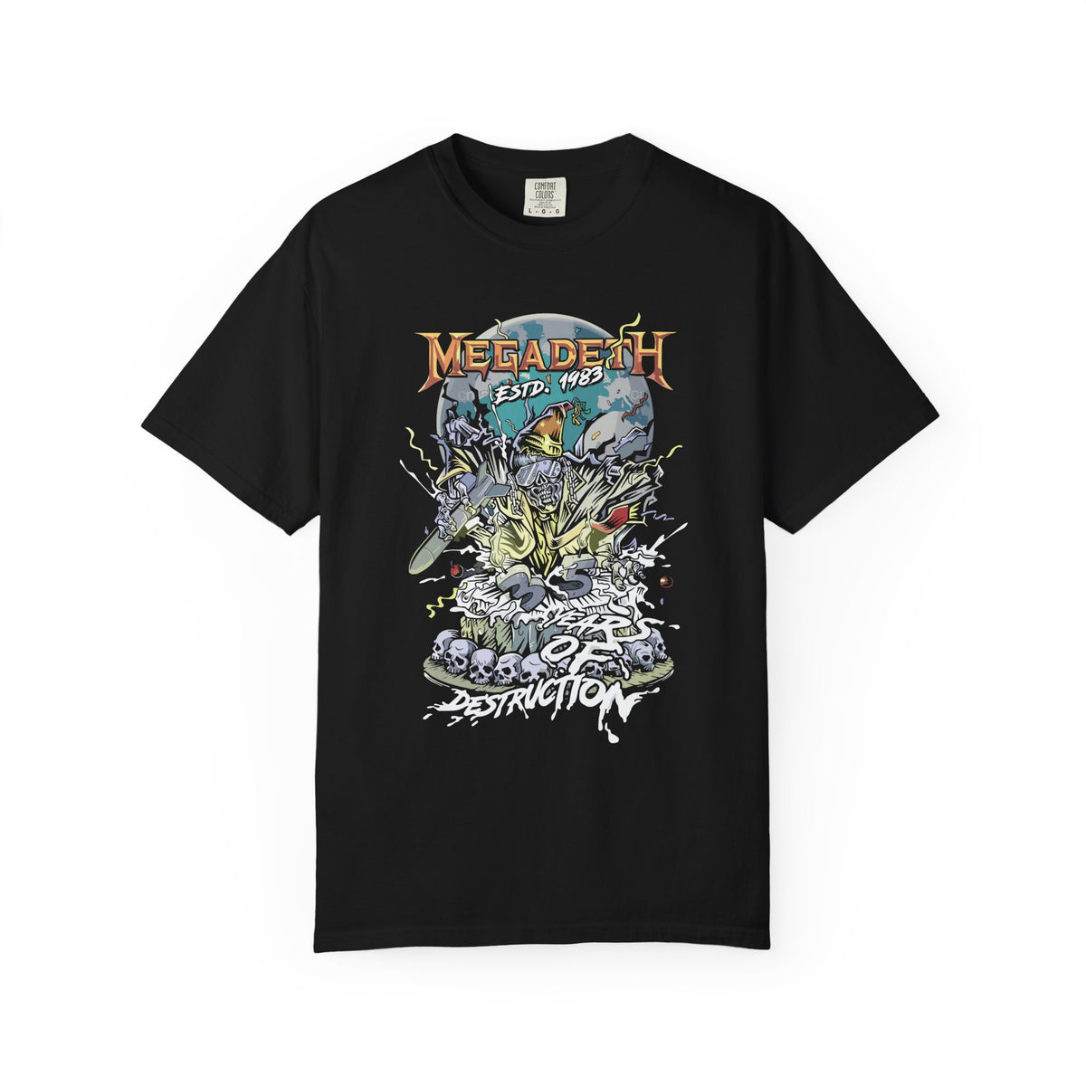Megadeth Inspired Unisex T-Shirt, Band Merchandise, Music Lover Gift, Casual Wear, Concert Outfit, Halloween Costume