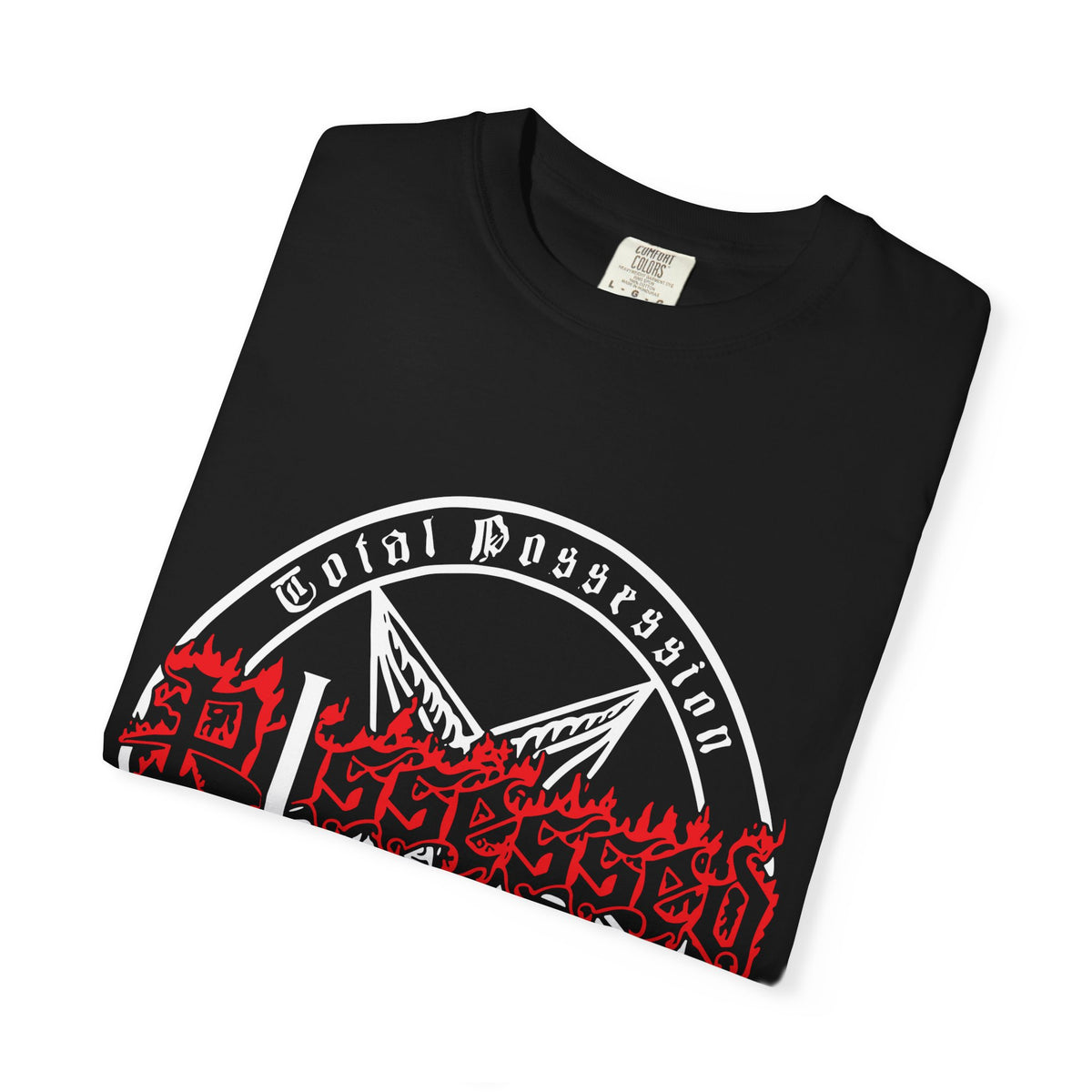 Unisex Band Graphic T-shirt - Total Possession, Music Merchandise, Black T-shirt, Casual Wear, Gift for Fans, Streetwear
