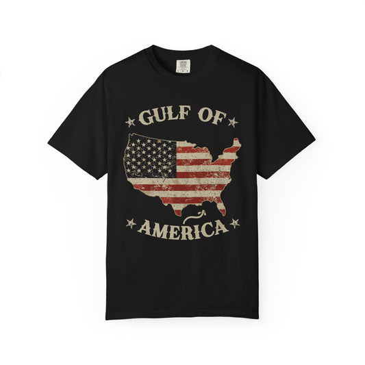 Gulf of America Vintage T-shirt, Unisex Tee, Summer BBQ Shirt, Patriotic Gift, Travel Souvenir, Outdoor Adventure Apparel
