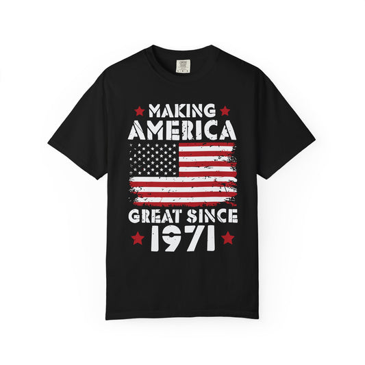 Patriotic Graphic T-Shirt, Vintage Tee, USA Flag Shirt, Independence Day Apparel, Great for Gifts or Celebrations