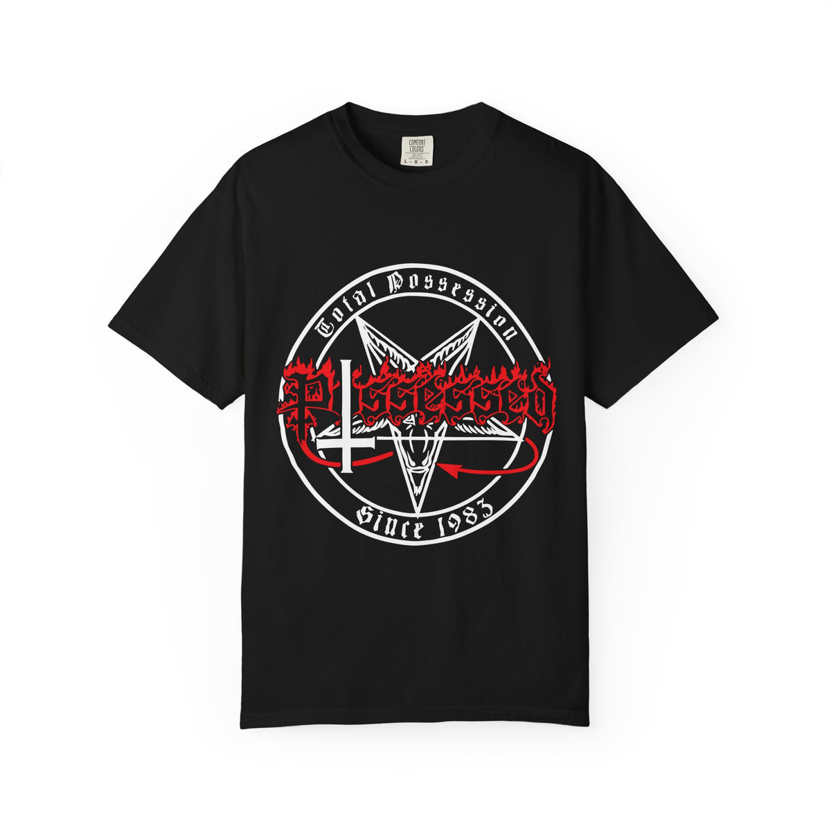 Unisex Band Graphic T-shirt - Total Possession, Music Merchandise, Black T-shirt, Casual Wear, Gift for Fans, Streetwear